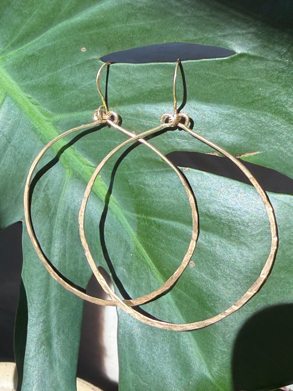 Gold Fill Hoop Handmade Earrings - Women Jewelry